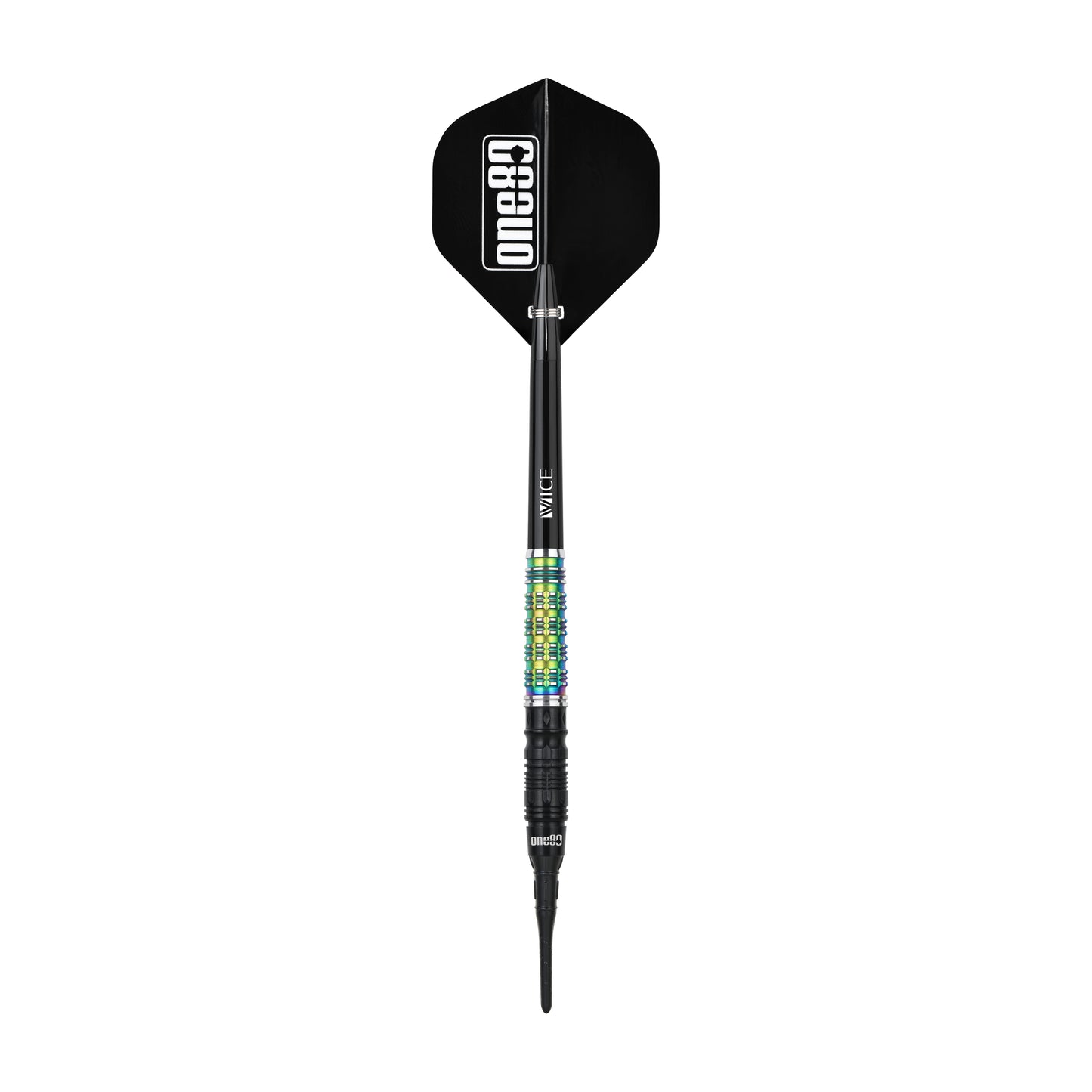 ONE80 Desmond Chin Signature Dart V2 Softtip 20g Black/Rainbow