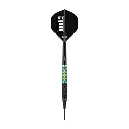 ONE80 Desmond Chin Signature Dart V2 Softtip 20g Black/Rainbow
