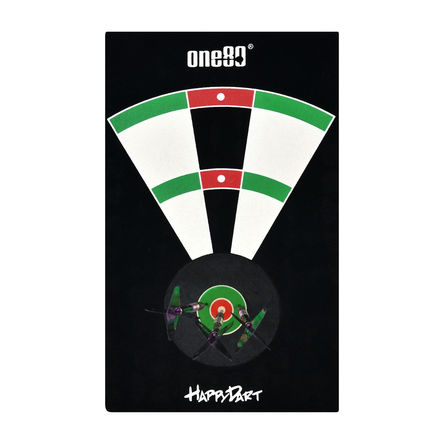 One80 Eva Travelling Dartboard II-Bristle Core