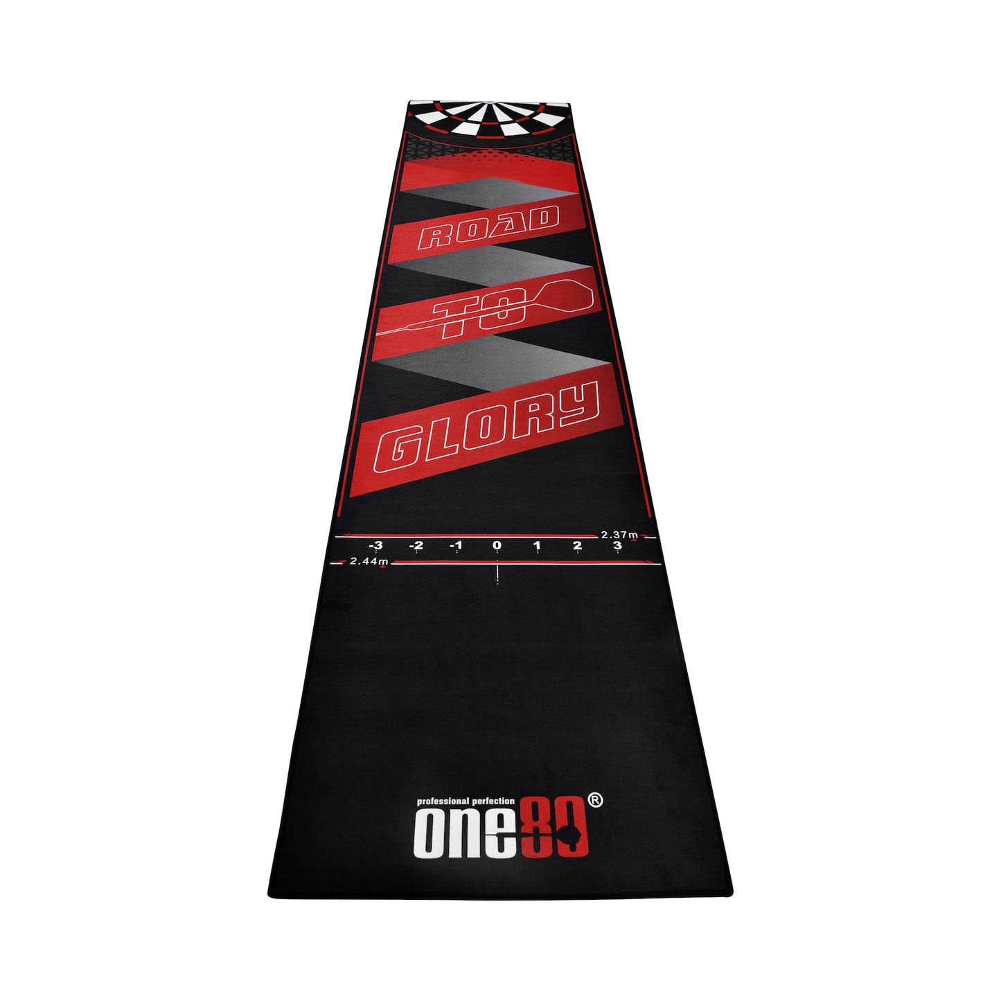 One80 Poly Dart Mat (incl. Oche Tape) Dartteppich