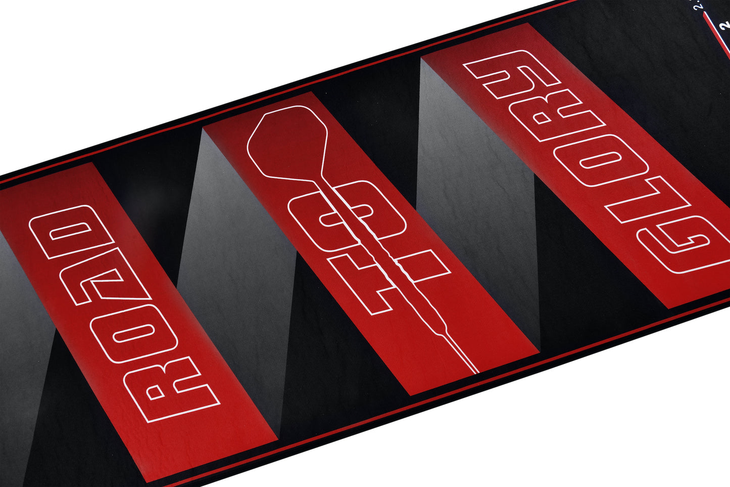 One80 Poly Dart Mat (incl. Oche Tape) Dartteppich