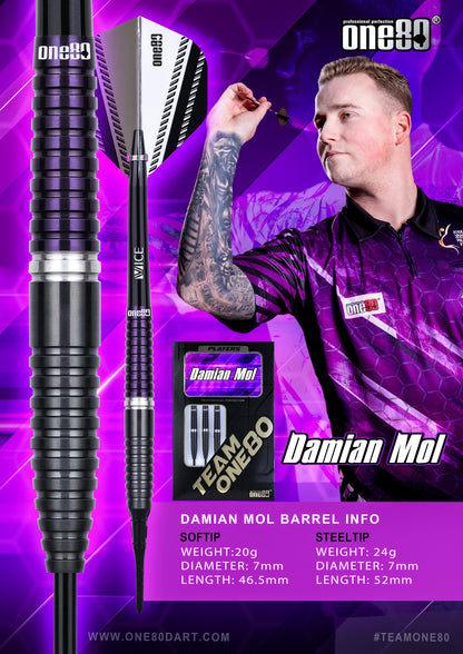 ONE80 Damian Mol Steeltip 24g