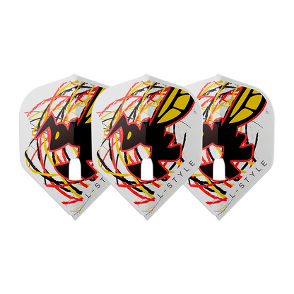 L -Style Signature Flights - John Desreumaux L1Pro - White