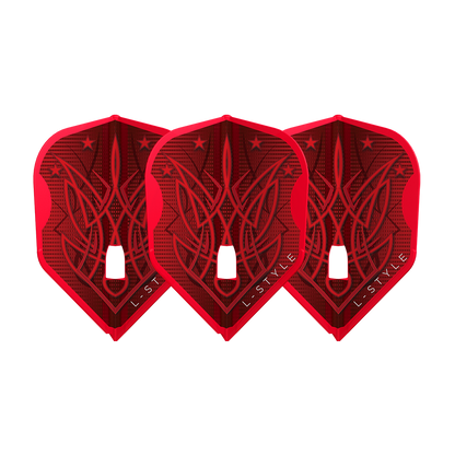 L -Style Signature Flights  Lisa Ashton L3PRO v3 Red