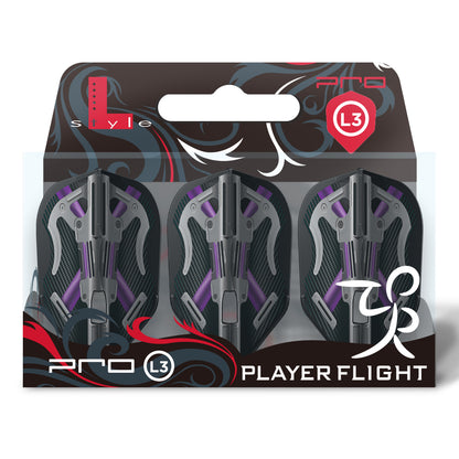 L -Style Signature Flights - Mike Valentin L3Pro - v3 Black
