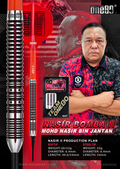 ONE80 Nasir Bomba V2 Steeltip 23g