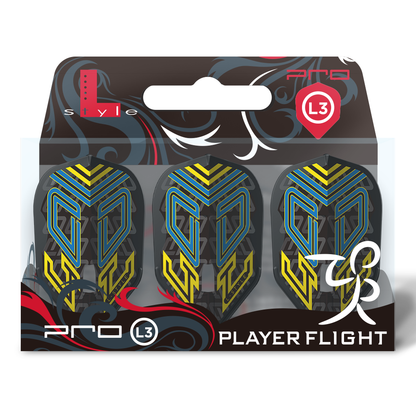L-Style L3PRO Shape Oskar Lukasiak Black Flights