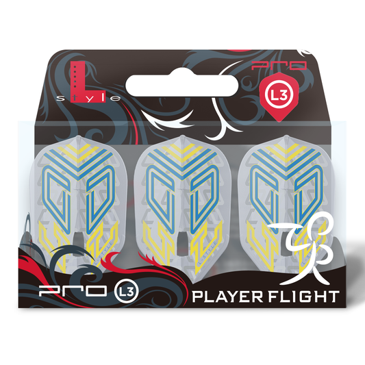 L-Style L3PRO Shape Oskar Lukasiak Clear White Flights