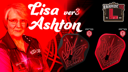 L -Style Signature Flights  Lisa Ashton L3PRO v3 Red