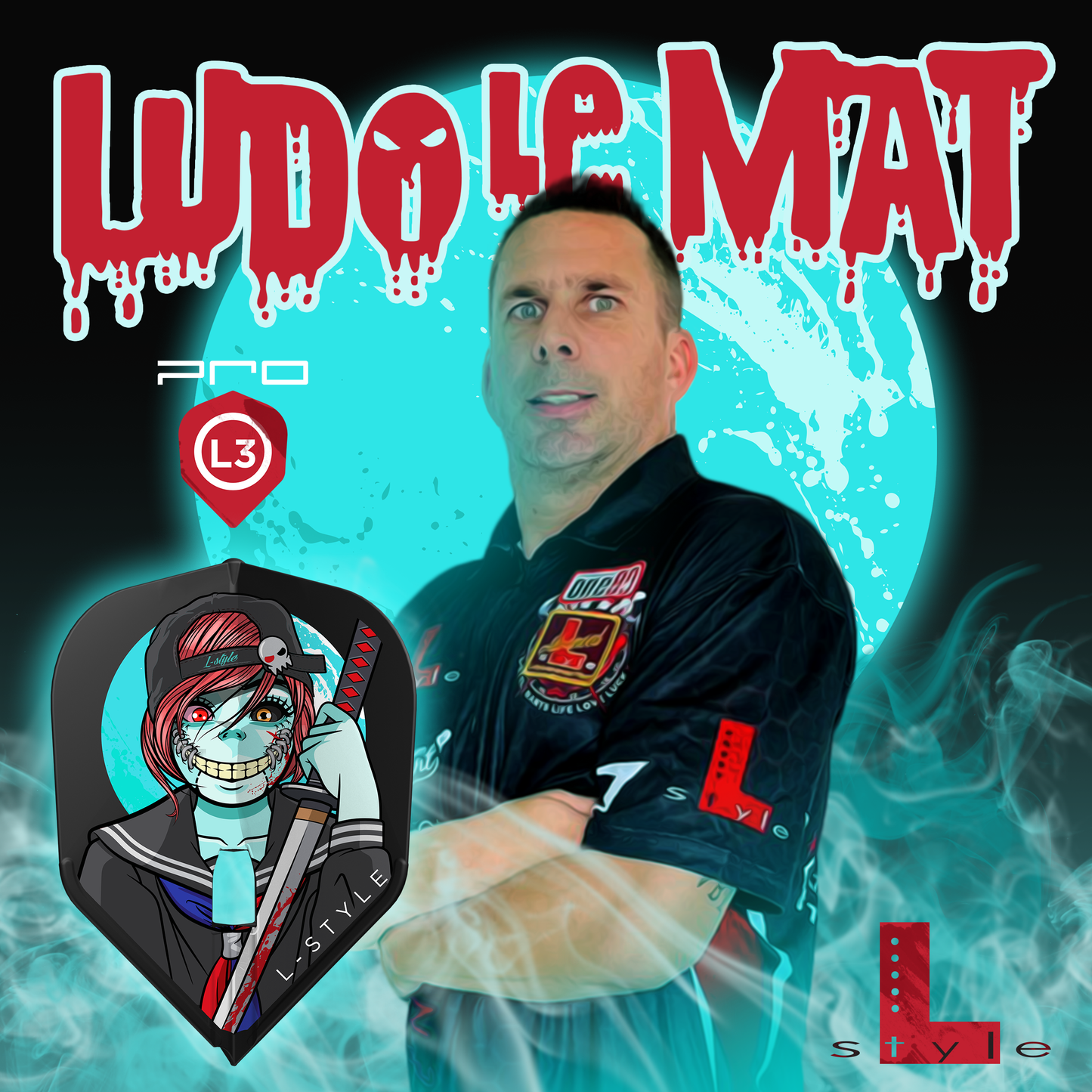 L -Style Signature Flights - Ludo Le Mat L3Pro - Black