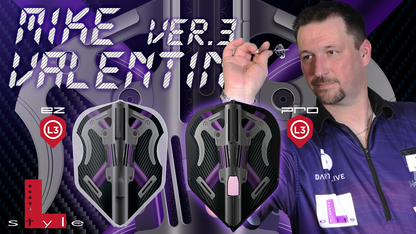 L -Style Signature Flights - Mike Valentin L3Pro - v3 Black