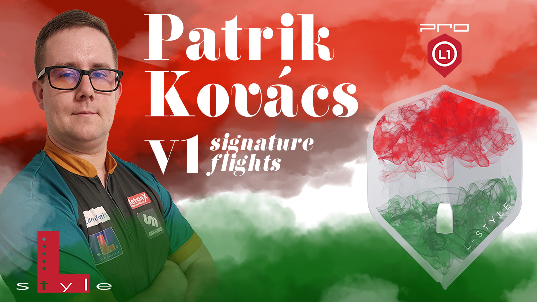 L -Style Patrik Kovacs Signature Flights - L1Pro - v1 Clear White