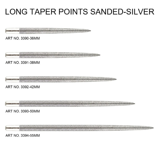 One80 Long Taper Points(Sand Coated)-Silver