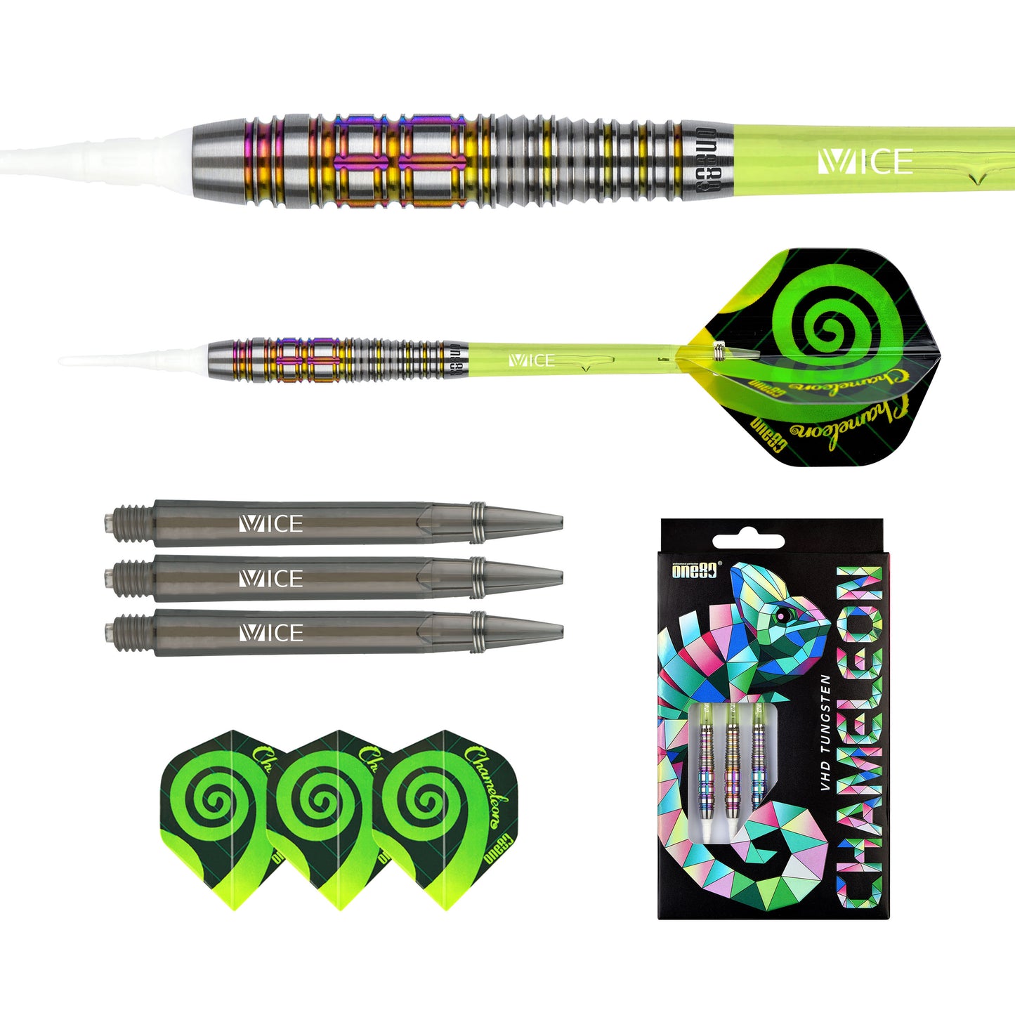 ONE80 - Chameleon - Emerald-Softdart-20g