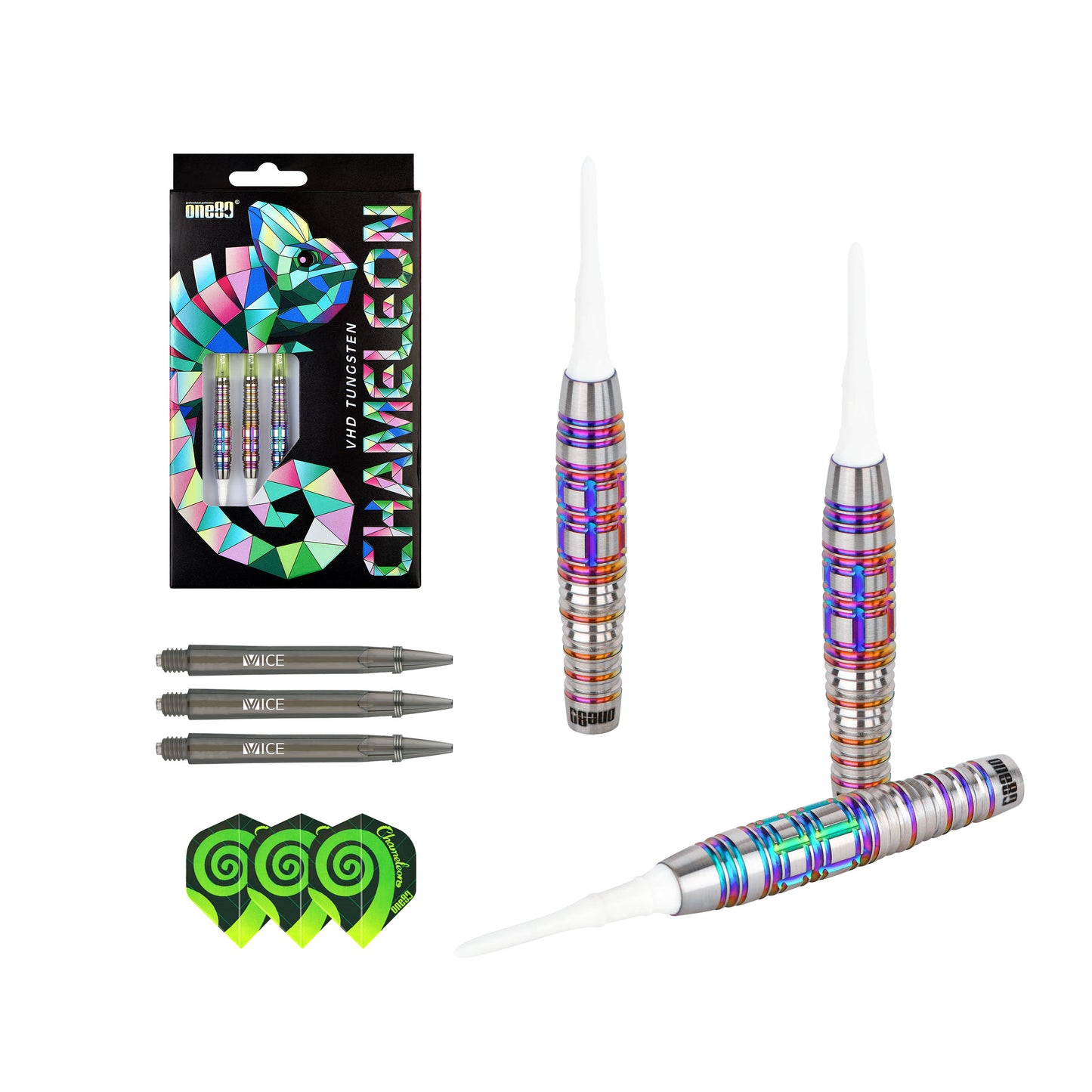 ONE80 - Chameleon - Emerald-Softdart-20g