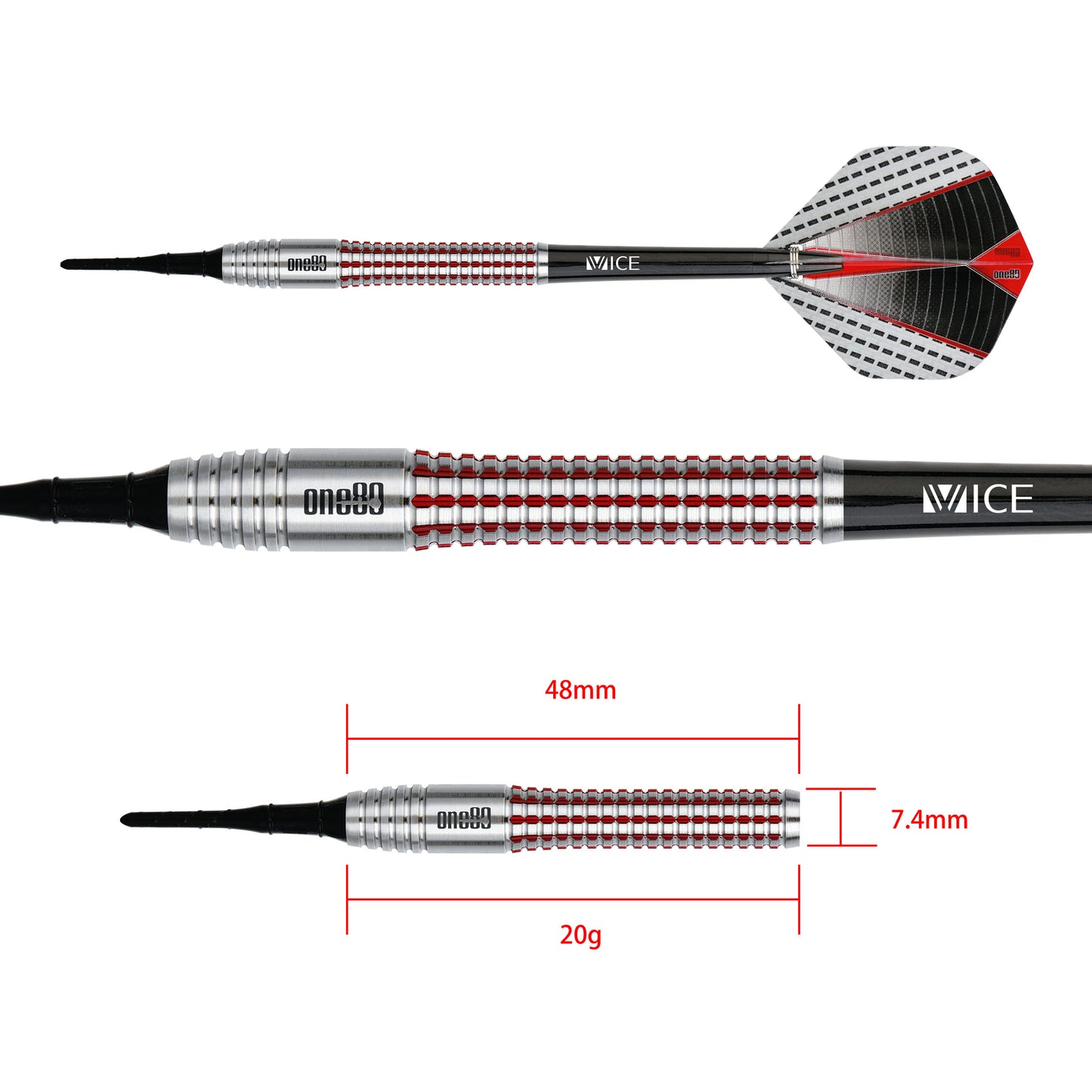 One80 Han Xicheng Signature Dart Softtip 20g