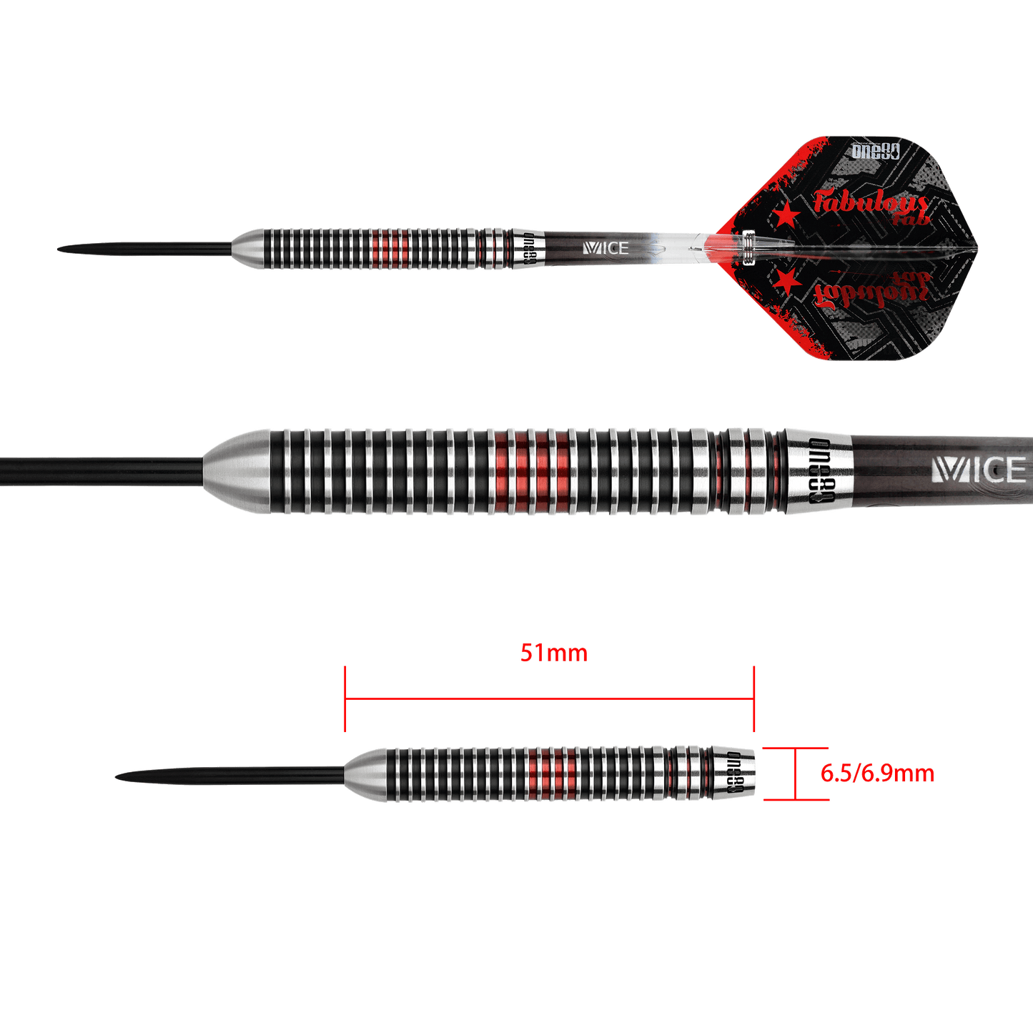 ONE80 Fabian Schmutzler Steeldarts