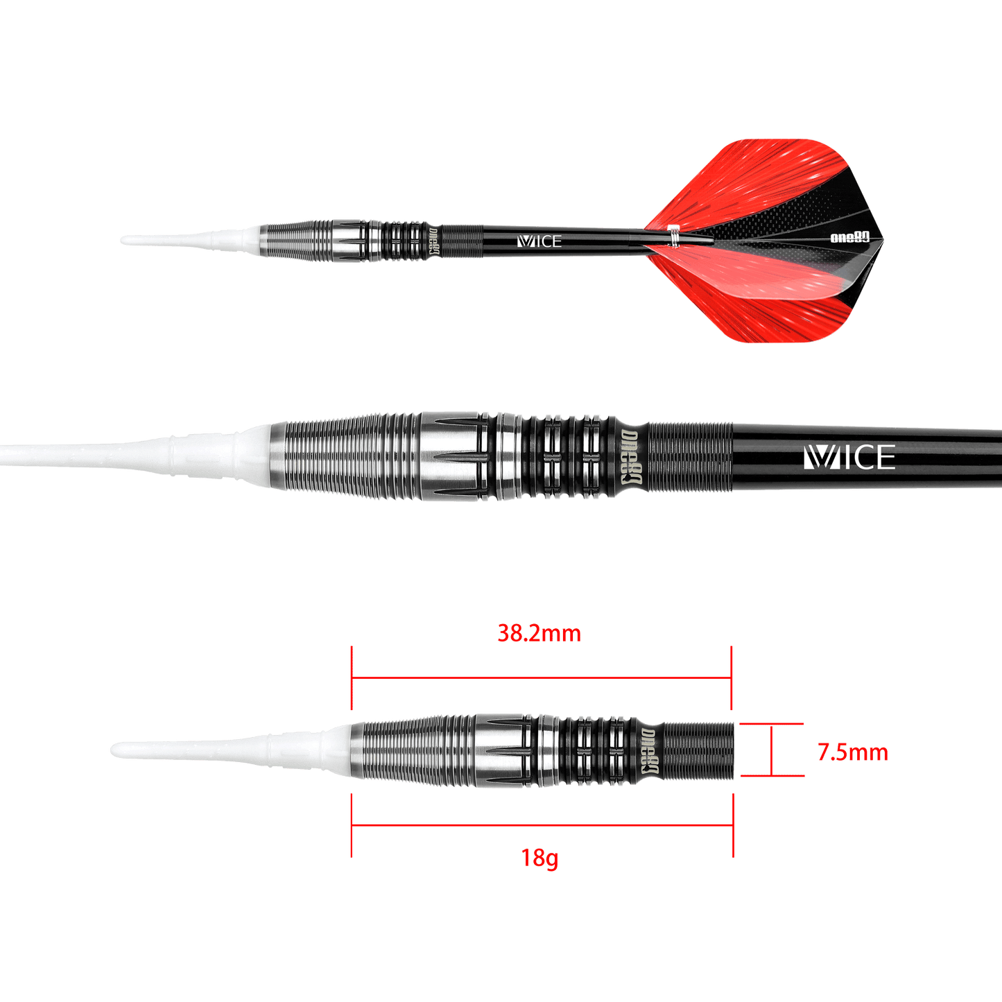 One80 Niko Springer Softdarts 18g