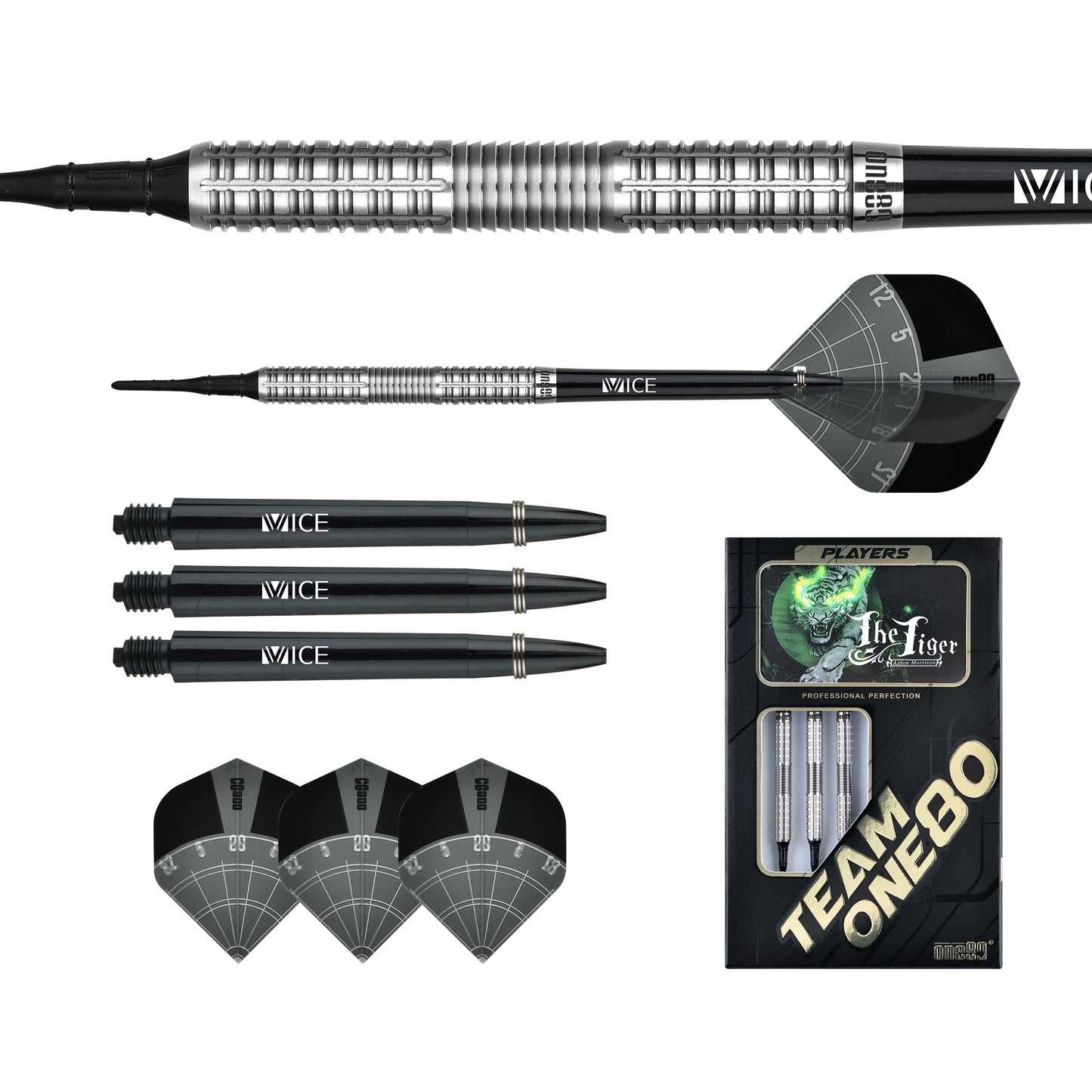 One80 Aaron Morisson Signature Darts Softtip 19g