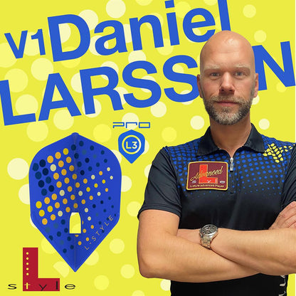 L -Style Signature Flights -  Daniel Larsson V1 L3PRO - Blue
