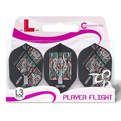 L -Style Signature Flights - Mikuru Suzuki V4 shape Black